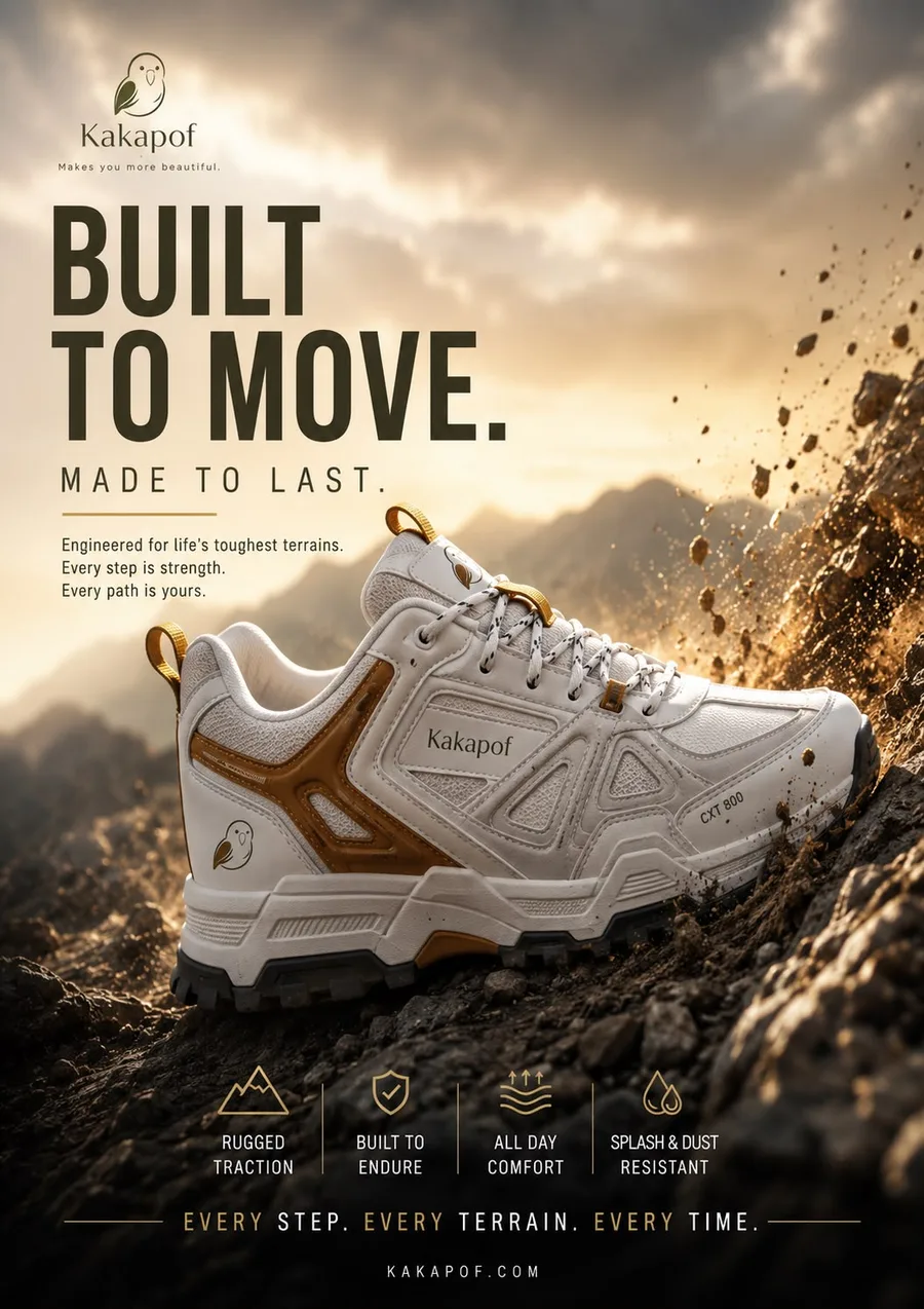 Kakapof footwear campaign creative